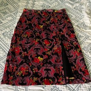 Beautiful ModCloth silky pencil skirt - Sz L